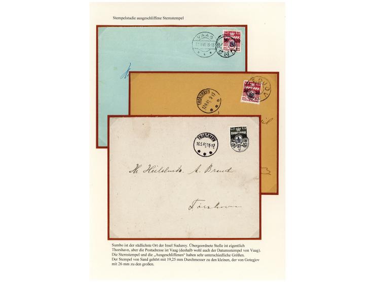 STARCANCELS WITH STAR REMOVED: Nice collection on 10 pieces (most with multiple stamps) and 9 entires including better stamps