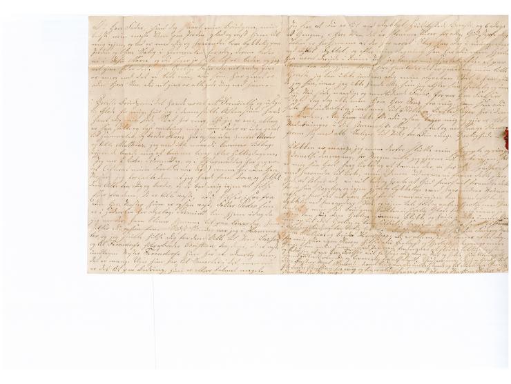 1864, 26.3., kompletter Faltbrief von Hadersleben mit rotem EKr. an einen Militär auf Als mit handschriftlichem "franco 6", r