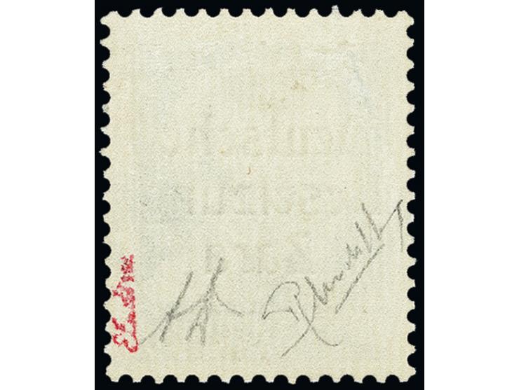 1943, Freimarken 20 L. grün, ungebraucht mit leichter Falzspur; vorderseitig links oben unauffällige Kleberreste, sonst einwa