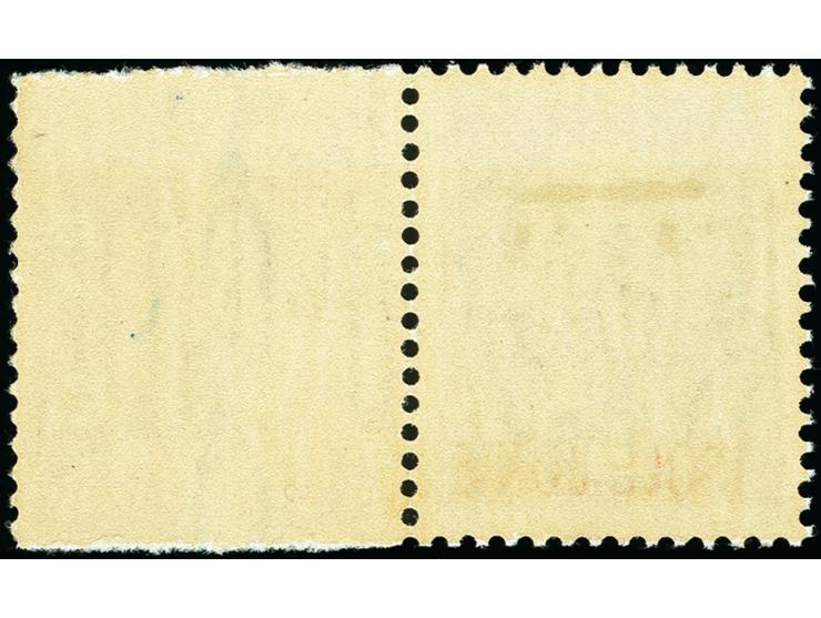 1943, 50C. schwarzer Aufdruck mit Leerfeld rechts, postfrisch, tadellos, Fotoattest Krischke BPP (1996)