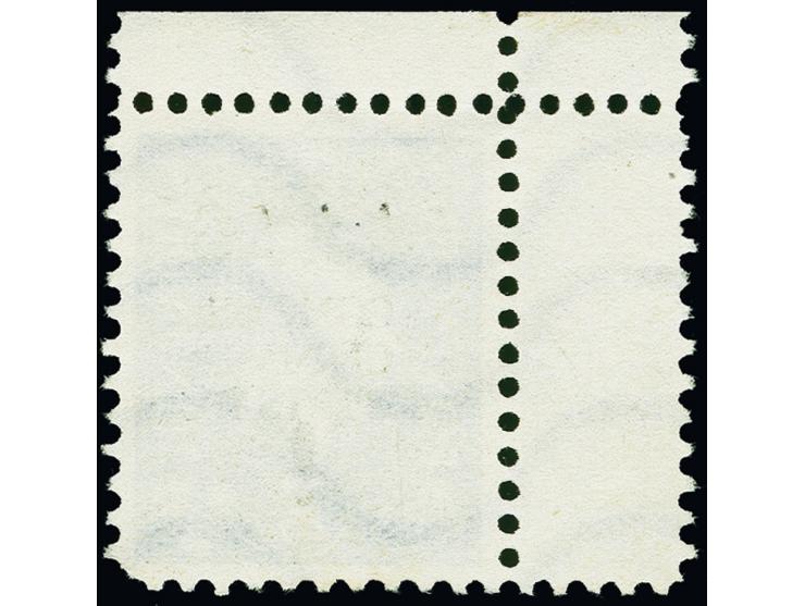 1944,  "AAAO - COME-ON GERMANY EXPECTS YOU !" 2½d. schwärzlichultramarin mit Oberrand bzw. Zwischenstegansatz links, ohne Gum