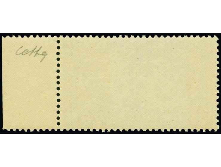 1943, Waffenbrüderschaft Hitler Mussolini 25C. mit rechtem Seitenrand, postfrisch, tadellos, im Seitenrand sign. Colla sowie 