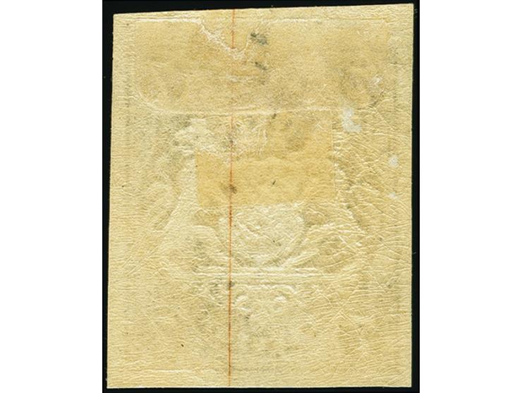 7 Kr. dunkelultramarin, allseits breitrandig und farbfrisch, ungebraucht mit Originalgummi, tadellos. Fotoattest Stegmüller B