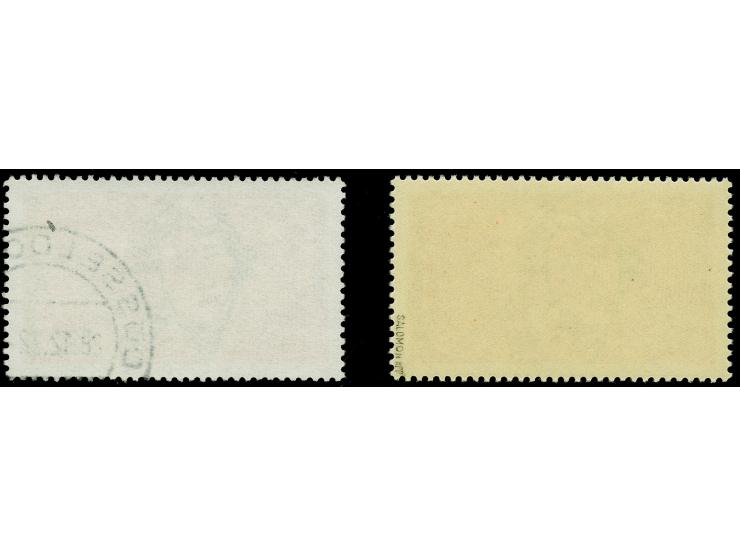 175. Geburtstag von Heinrich Heine 40 Pfg. mit Abart "Farbe Mittelrot (Werteindruck) fehlend", postfrisch und gestempelt "DÜS