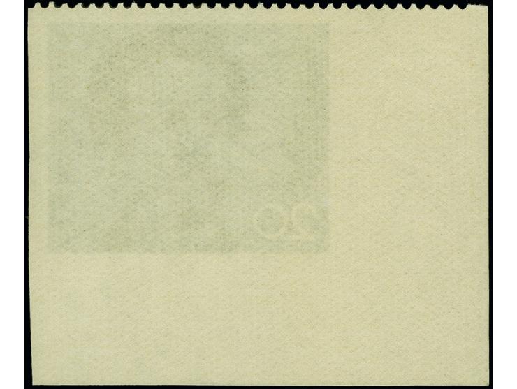 100. Todestag von Ferndinand Lassalle 20 Pfg. nur oben gezähnt aus der linken unteren Bogenecke, postfrisch, tadellos, Fotoat