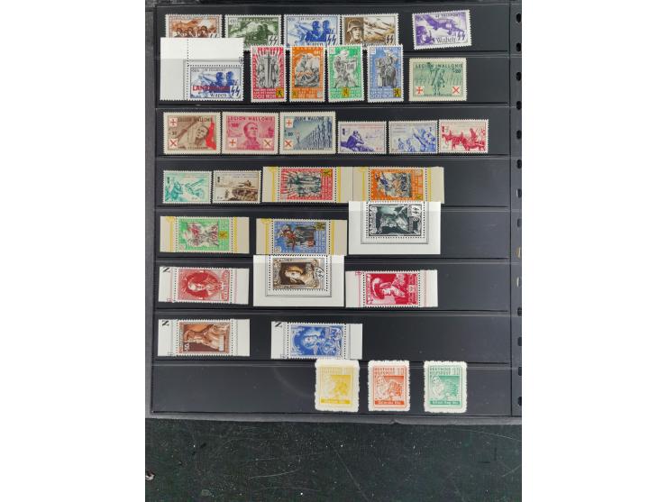 1939/45, meist ungebrauchte und postfrische Sammlung inkl. kleiner Feldpost-Anteil und Deutsche Propaganda-Ausgaben, dabei u.
