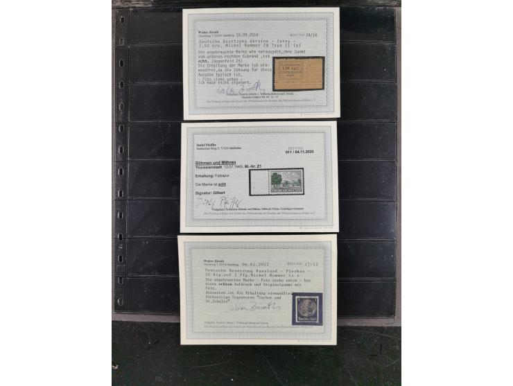 1939/45, meist ungebrauchte und postfrische Sammlung inkl. kleiner Feldpost-Anteil und Deutsche Propaganda-Ausgaben, dabei u.