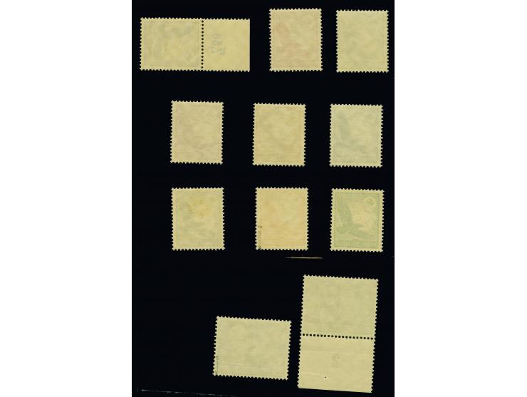 1934, Flugpost 5 Pfg.-3 M. kpl. mit waagerechter Gummiriffelung, postfrisch, tadellos. 80 Pfg. und 3 M. signiert Schlegel BPP