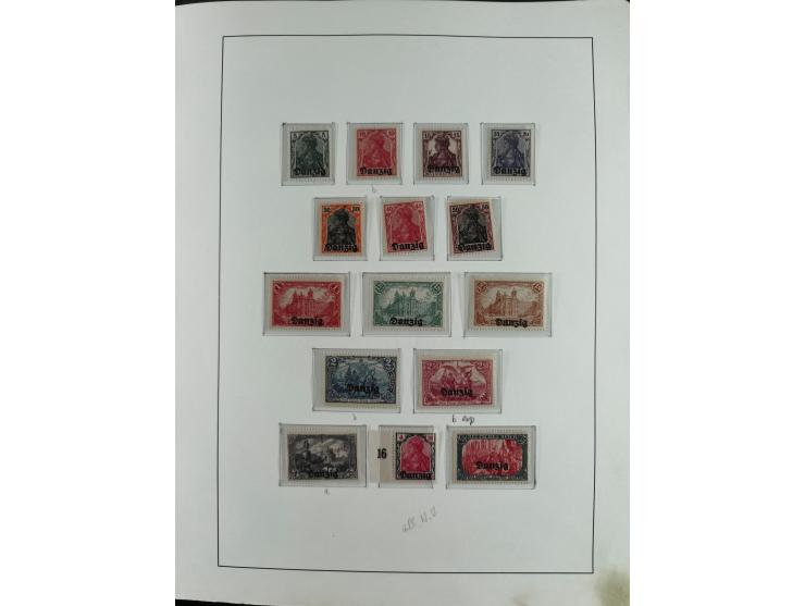 1920/39, interessante postfrische/ungebrauchte und gestempelte Sammlung in 1 Album, inkl. Dienstmarken und Portomarken, mit M