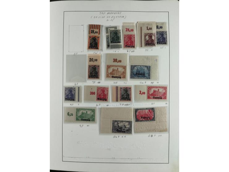 1920/39, interessante postfrische/ungebrauchte und gestempelte Sammlung in 1 Album, inkl. Dienstmarken und Portomarken, mit M