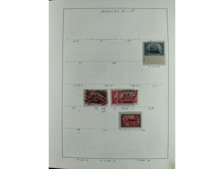 1920/39, interessante postfrische/ungebrauchte und gestempelte Sammlung in 1 Album, inkl. Dienstmarken und Portomarken, mit M