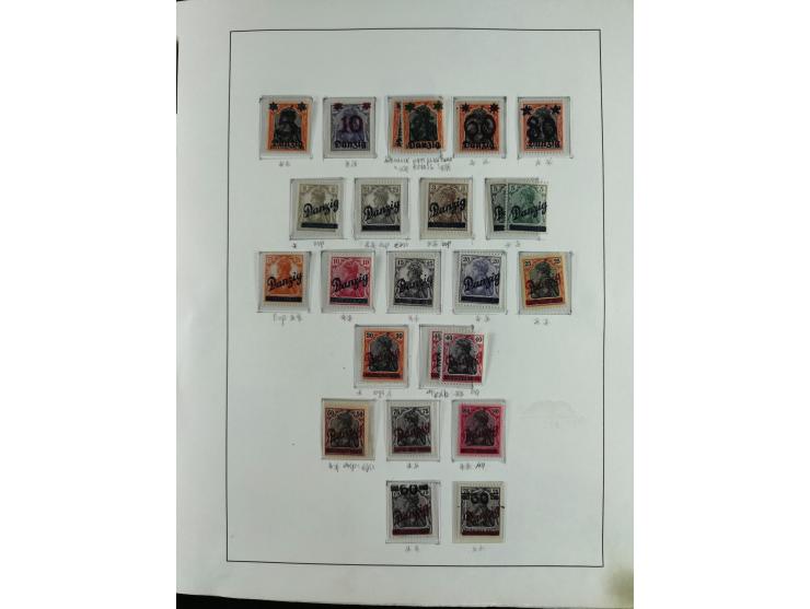 1920/39, interessante postfrische/ungebrauchte und gestempelte Sammlung in 1 Album, inkl. Dienstmarken und Portomarken, mit M