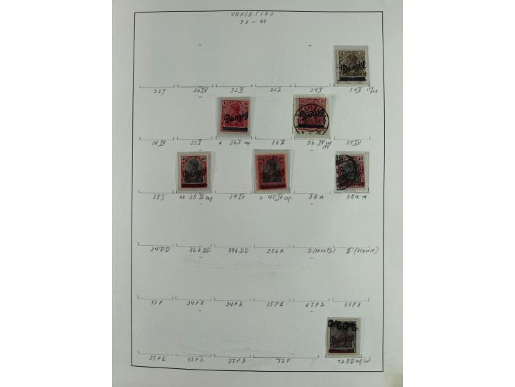 1920/39, interessante postfrische/ungebrauchte und gestempelte Sammlung in 1 Album, inkl. Dienstmarken und Portomarken, mit M