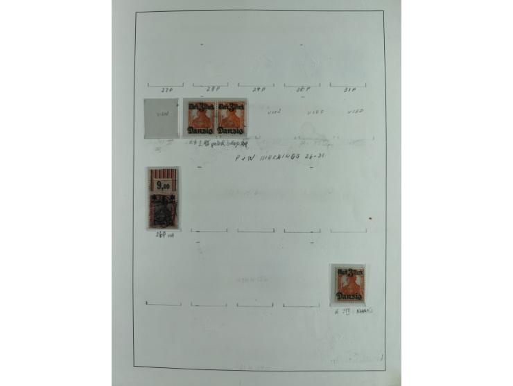 1920/39, interessante postfrische/ungebrauchte und gestempelte Sammlung in 1 Album, inkl. Dienstmarken und Portomarken, mit M