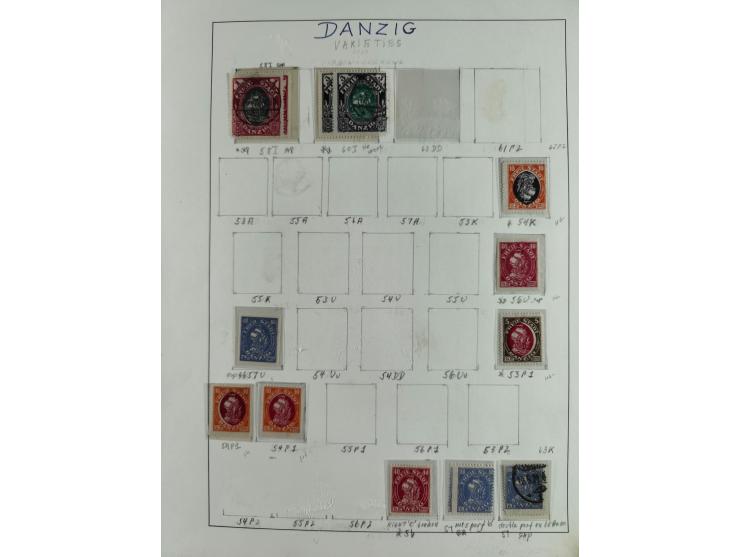 1920/39, interessante postfrische/ungebrauchte und gestempelte Sammlung in 1 Album, inkl. Dienstmarken und Portomarken, mit M