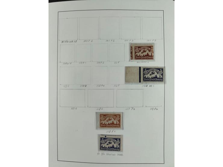 1920/39, interessante postfrische/ungebrauchte und gestempelte Sammlung in 1 Album, inkl. Dienstmarken und Portomarken, mit M