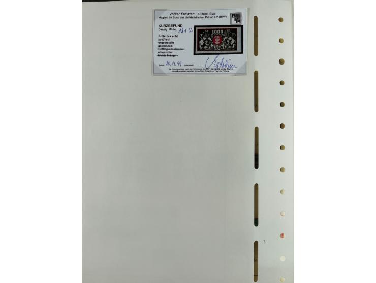 1920/39, interessante postfrische/ungebrauchte und gestempelte Sammlung in 1 Album, inkl. Dienstmarken und Portomarken, mit M