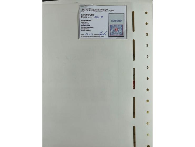 1920/39, interessante postfrische/ungebrauchte und gestempelte Sammlung in 1 Album, inkl. Dienstmarken und Portomarken, mit M