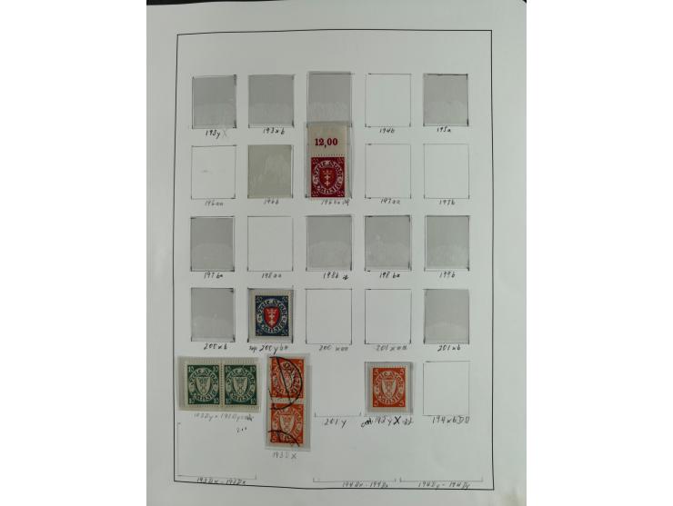 1920/39, interessante postfrische/ungebrauchte und gestempelte Sammlung in 1 Album, inkl. Dienstmarken und Portomarken, mit M