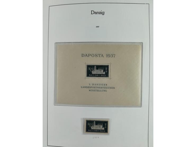 1920/39, interessante postfrische/ungebrauchte und gestempelte Sammlung in 1 Album, inkl. Dienstmarken und Portomarken, mit M