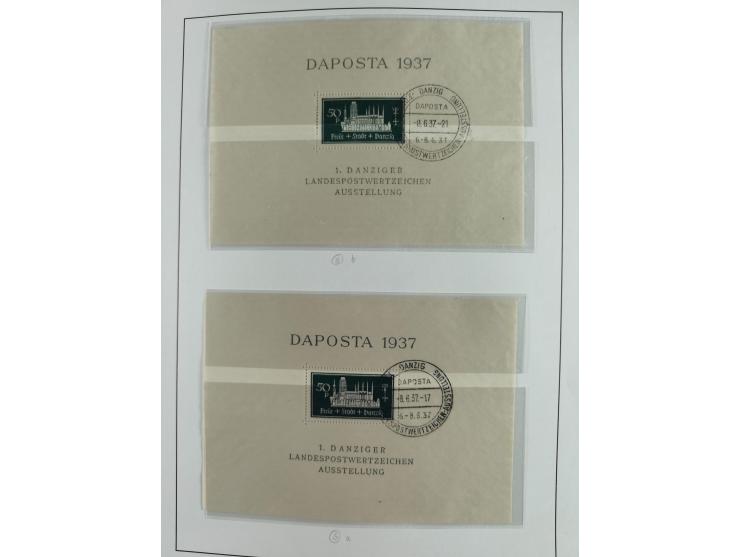 1920/39, interessante postfrische/ungebrauchte und gestempelte Sammlung in 1 Album, inkl. Dienstmarken und Portomarken, mit M