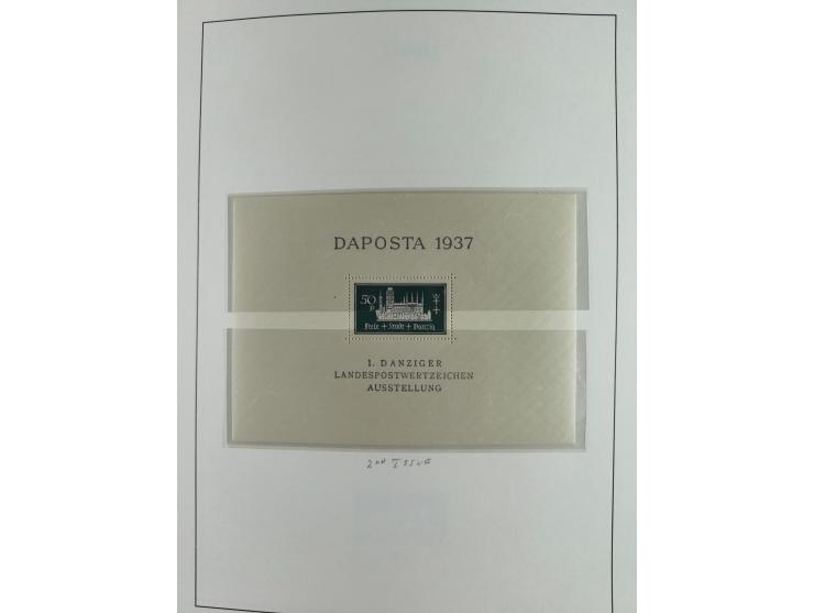 1920/39, interessante postfrische/ungebrauchte und gestempelte Sammlung in 1 Album, inkl. Dienstmarken und Portomarken, mit M