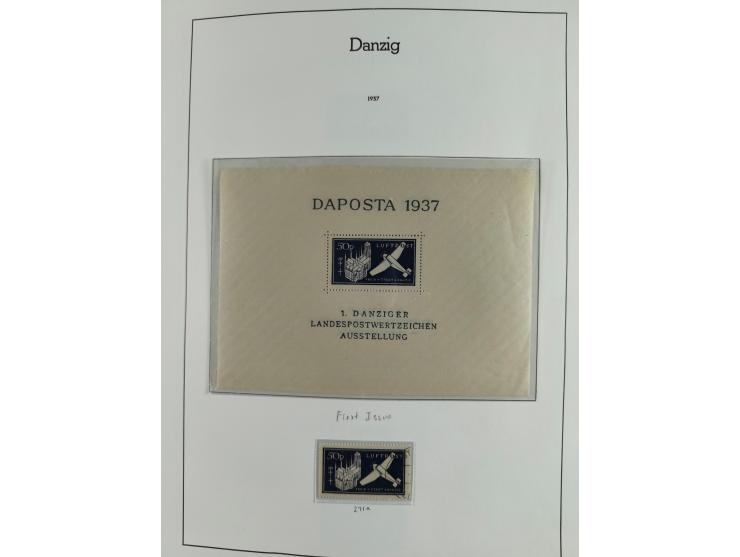 1920/39, interessante postfrische/ungebrauchte und gestempelte Sammlung in 1 Album, inkl. Dienstmarken und Portomarken, mit M