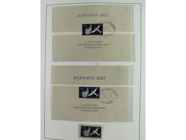 1920/39, interessante postfrische/ungebrauchte und gestempelte Sammlung in 1 Album, inkl. Dienstmarken und Portomarken, mit M