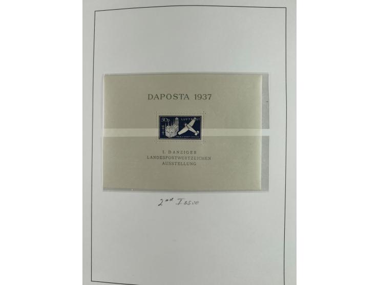 1920/39, interessante postfrische/ungebrauchte und gestempelte Sammlung in 1 Album, inkl. Dienstmarken und Portomarken, mit M