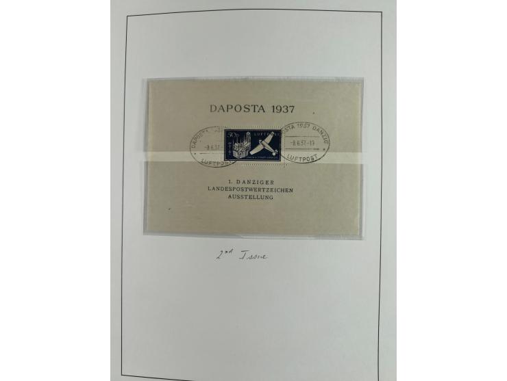 1920/39, interessante postfrische/ungebrauchte und gestempelte Sammlung in 1 Album, inkl. Dienstmarken und Portomarken, mit M