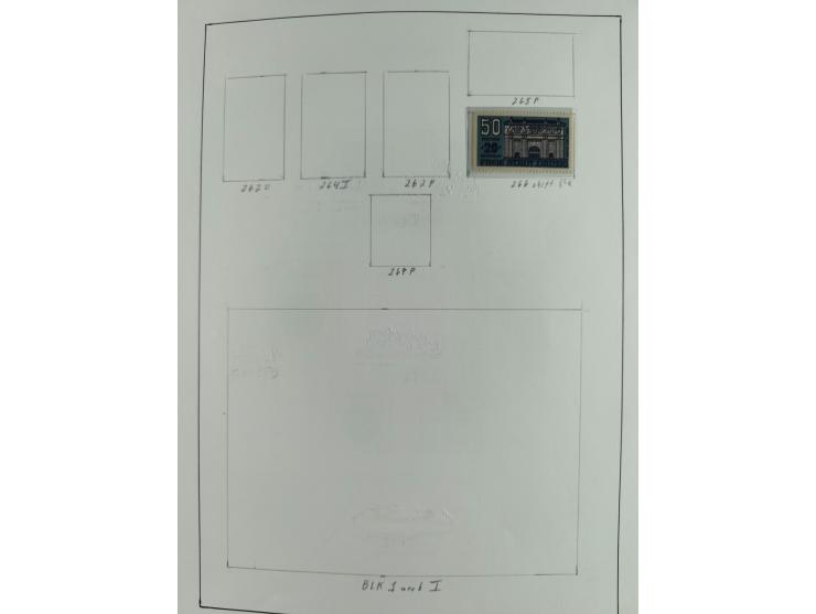 1920/39, interessante postfrische/ungebrauchte und gestempelte Sammlung in 1 Album, inkl. Dienstmarken und Portomarken, mit M