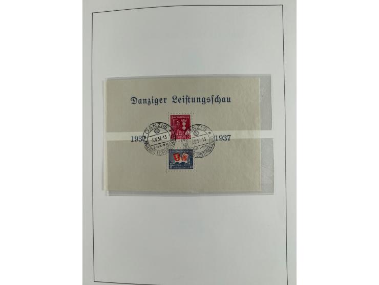 1920/39, interessante postfrische/ungebrauchte und gestempelte Sammlung in 1 Album, inkl. Dienstmarken und Portomarken, mit M