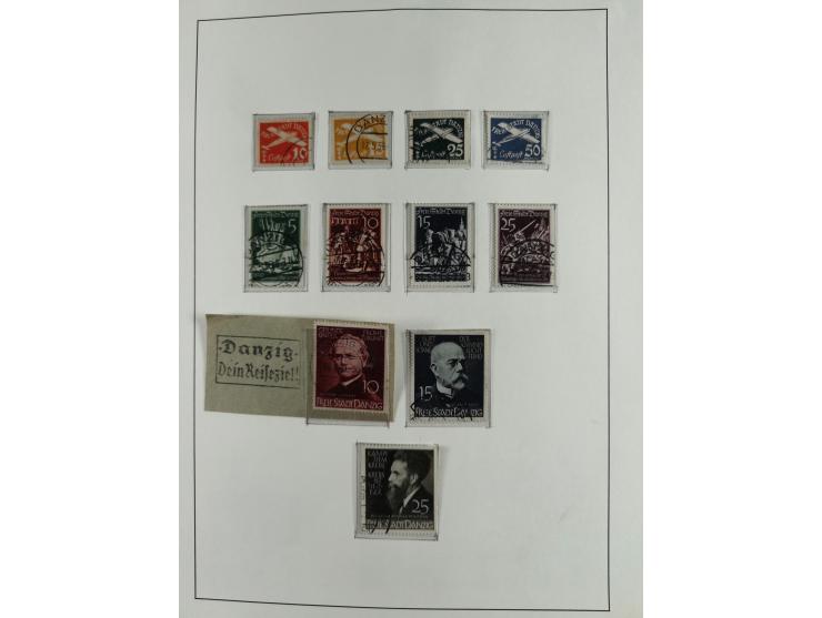 1920/39, interessante postfrische/ungebrauchte und gestempelte Sammlung in 1 Album, inkl. Dienstmarken und Portomarken, mit M