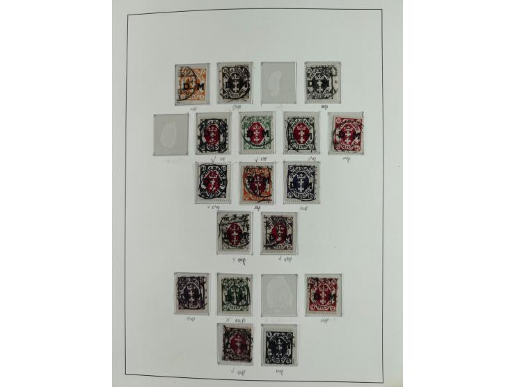 1920/39, interessante postfrische/ungebrauchte und gestempelte Sammlung in 1 Album, inkl. Dienstmarken und Portomarken, mit M