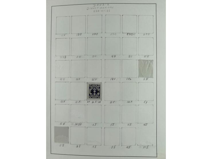 1920/39, interessante postfrische/ungebrauchte und gestempelte Sammlung in 1 Album, inkl. Dienstmarken und Portomarken, mit M