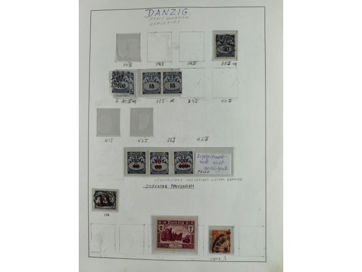 1920/39, interessante postfrische/ungebrauchte und gestempelte Sammlung in 1 Album, inkl. Dienstmarken und Portomarken, mit M