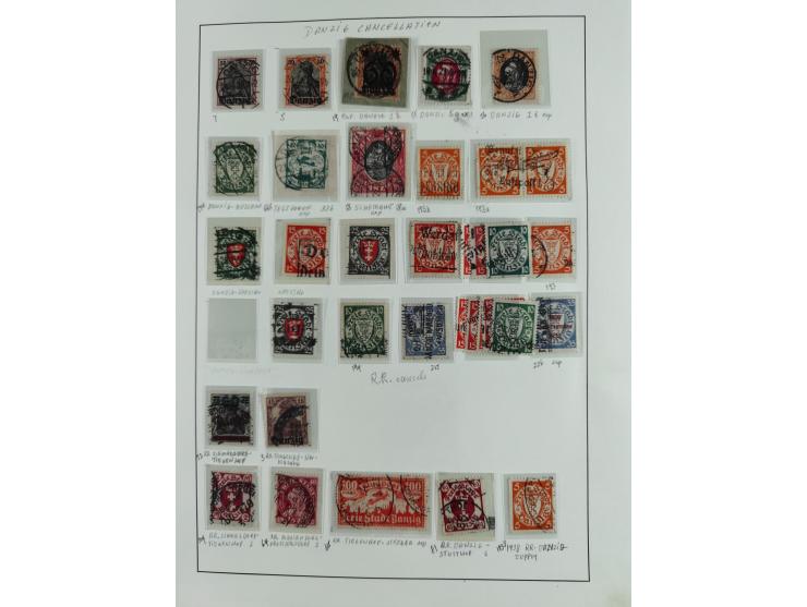 1920/39, interessante postfrische/ungebrauchte und gestempelte Sammlung in 1 Album, inkl. Dienstmarken und Portomarken, mit M