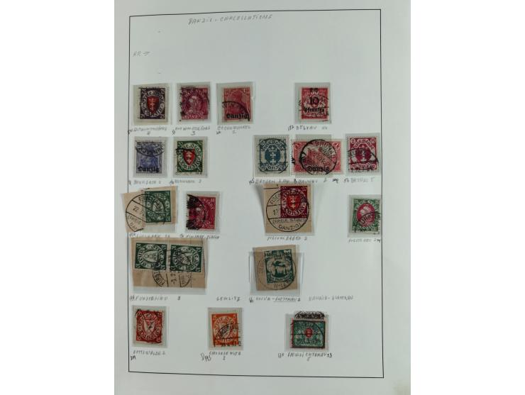 1920/39, interessante postfrische/ungebrauchte und gestempelte Sammlung in 1 Album, inkl. Dienstmarken und Portomarken, mit M