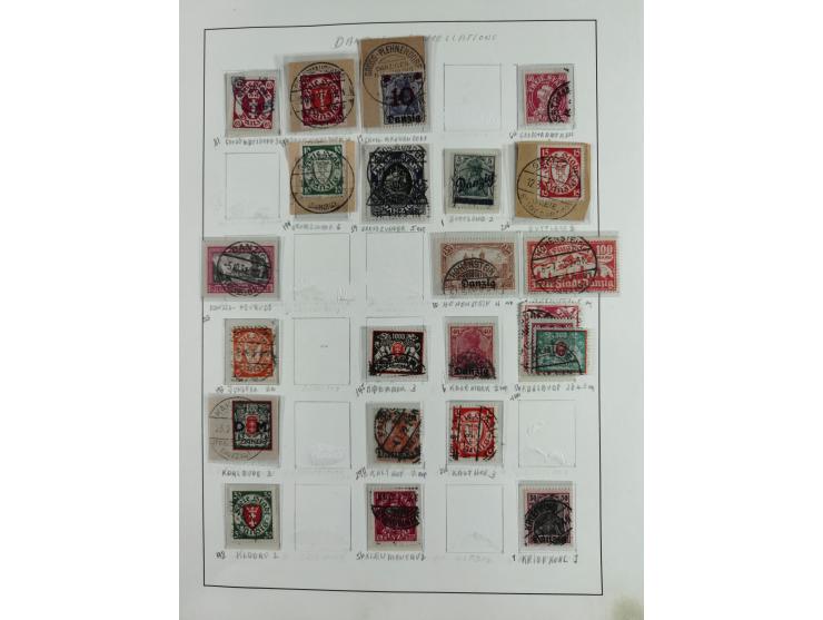 1920/39, interessante postfrische/ungebrauchte und gestempelte Sammlung in 1 Album, inkl. Dienstmarken und Portomarken, mit M