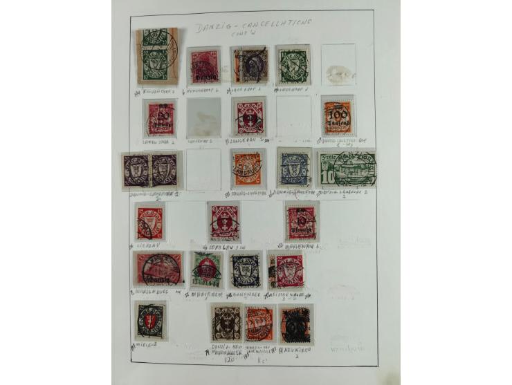 1920/39, interessante postfrische/ungebrauchte und gestempelte Sammlung in 1 Album, inkl. Dienstmarken und Portomarken, mit M