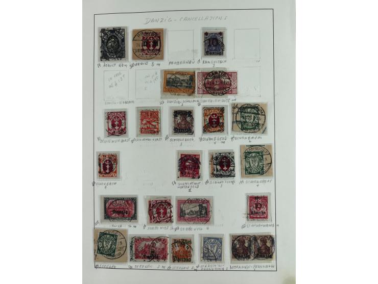1920/39, interessante postfrische/ungebrauchte und gestempelte Sammlung in 1 Album, inkl. Dienstmarken und Portomarken, mit M