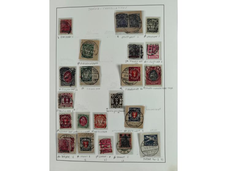 1920/39, interessante postfrische/ungebrauchte und gestempelte Sammlung in 1 Album, inkl. Dienstmarken und Portomarken, mit M