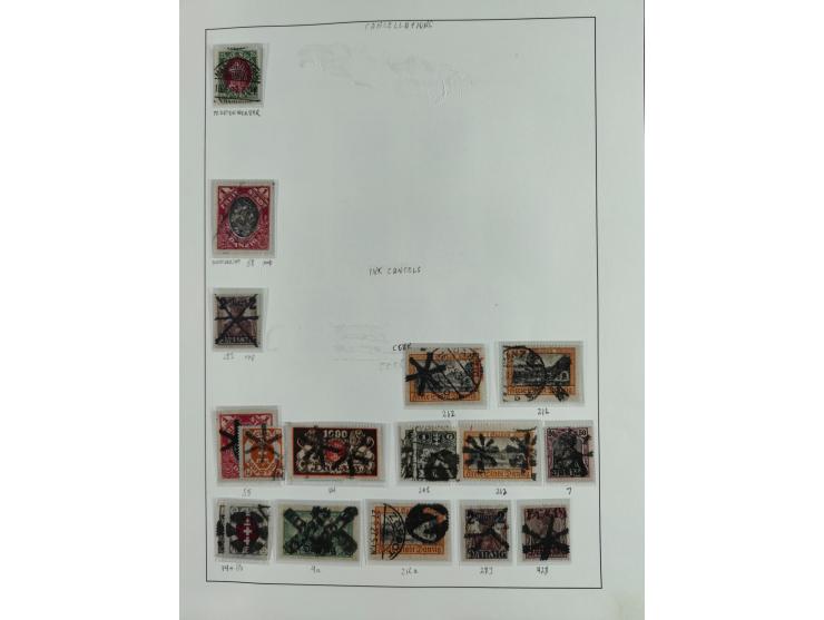 1920/39, interessante postfrische/ungebrauchte und gestempelte Sammlung in 1 Album, inkl. Dienstmarken und Portomarken, mit M