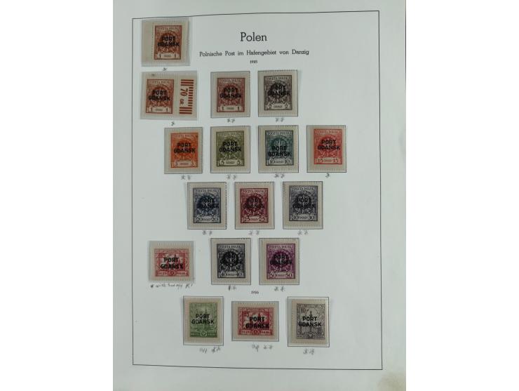 1920/39, interessante postfrische/ungebrauchte und gestempelte Sammlung in 1 Album, inkl. Dienstmarken und Portomarken, mit M