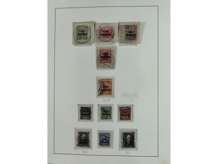 1920/39, interessante postfrische/ungebrauchte und gestempelte Sammlung in 1 Album, inkl. Dienstmarken und Portomarken, mit M