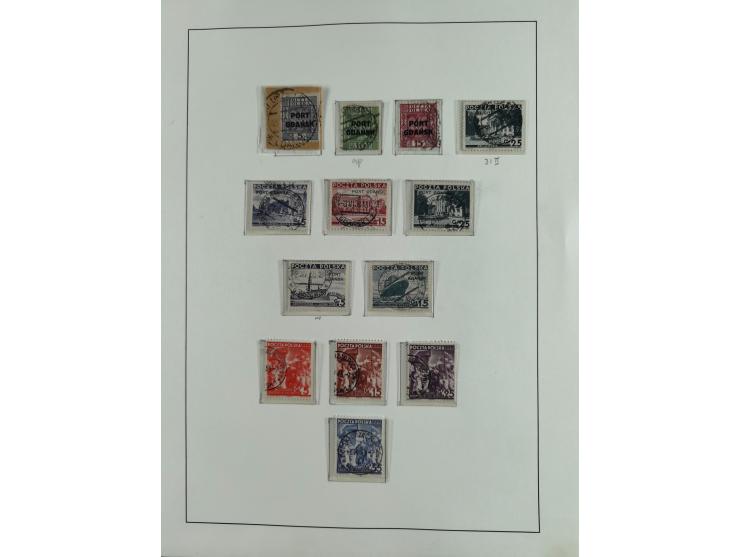 1920/39, interessante postfrische/ungebrauchte und gestempelte Sammlung in 1 Album, inkl. Dienstmarken und Portomarken, mit M