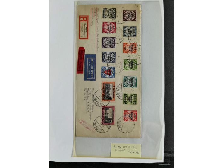 1920/39, interessante postfrische/ungebrauchte und gestempelte Sammlung in 1 Album, inkl. Dienstmarken und Portomarken, mit M