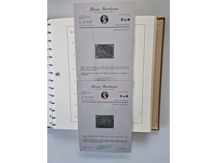 1843/2007 (ca.), umfangreiche postfrische, ungebrauchte und gebrauchte Sammlung in 32 Alben mit Briefen, inkl. amtlichen, Geb