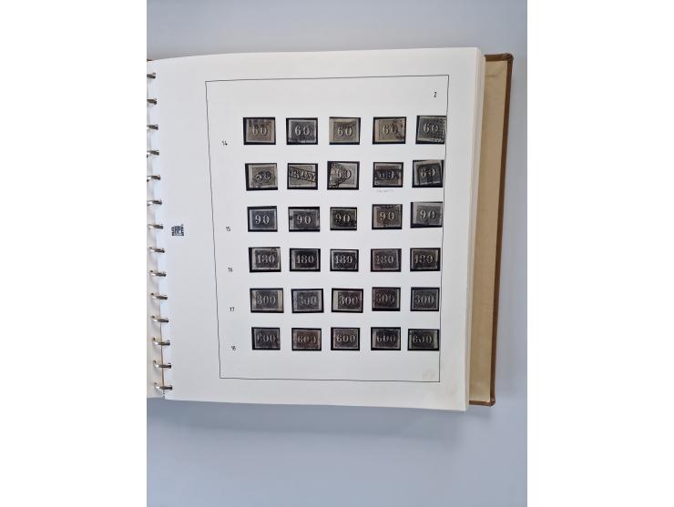 1843/2007 (ca.), umfangreiche postfrische, ungebrauchte und gebrauchte Sammlung in 32 Alben mit Briefen, inkl. amtlichen, Geb