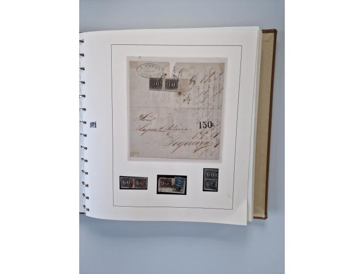 1843/2007 (ca.), umfangreiche postfrische, ungebrauchte und gebrauchte Sammlung in 32 Alben mit Briefen, inkl. amtlichen, Geb